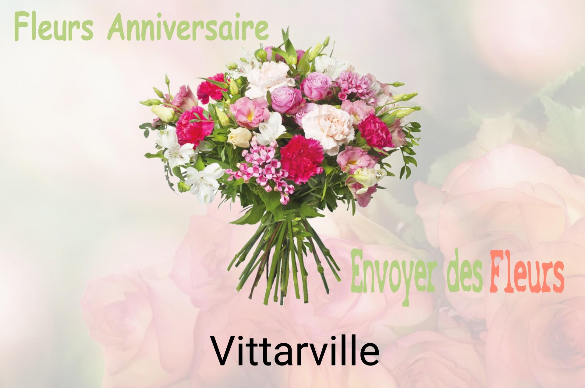 Bouquet de fleurs d’anniversaire livré à Vittarville